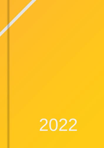 Tagesplaner 2022 DIN A4, Planer groß, 1 Tag - 1 Seite: Tageskalender 22, Kalender und Tagebuch mit Platz für Termine, Todos, usw., für Freizeit und Business (gelb)