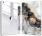 FINTIE Custodia per iPad 10.2 Pollici 9a / 8a / 7a Generazione (2021 2020 2019) - [Built-in Pencil Holder] Antiurto Sottile Case Posteriore Trasparente Cover con Auto Sveglia/Sonno, Cloudy Marble