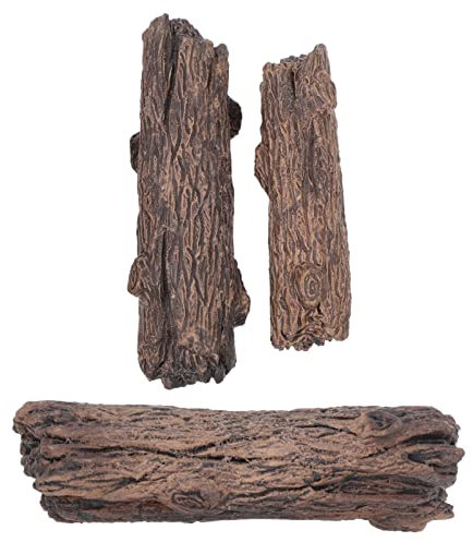 TOYANDONA Reptile Accessories 6Pcs Artificial Tree Stump Simulation Lifelike Small Resin Driftwood Branch Model Photo Prop Sand Table Terrarium Craft Ornament for Home Shop Home Decor