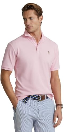 Polo Ralph Lauren Baskets Ps200 pour Homme, Rose Carmel, Taille L