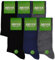 RØDER 6 Paires de Chaussettes en Fibre de Bambou, Ultra Douces & Respirantes, Homme Femme (Mix, 35-38)