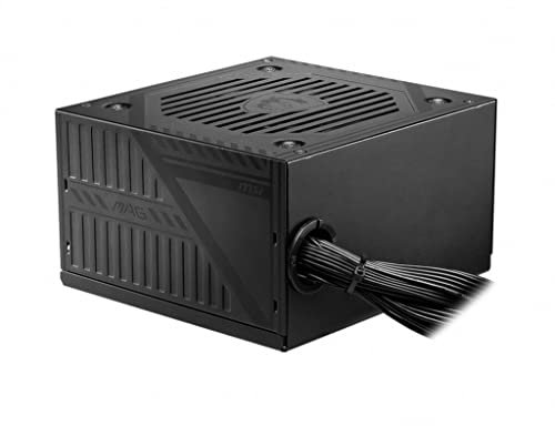 MSI MAG A600DN ATX PC-Netzteil (600 Watt, Nicht-modular, 80 Plus, schwarz)