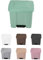 JARDIN202 - Cubo de Basura para el Reciclaje – Basurero con Pedal 35L con 2 Compartimentos | 35L (Verde)