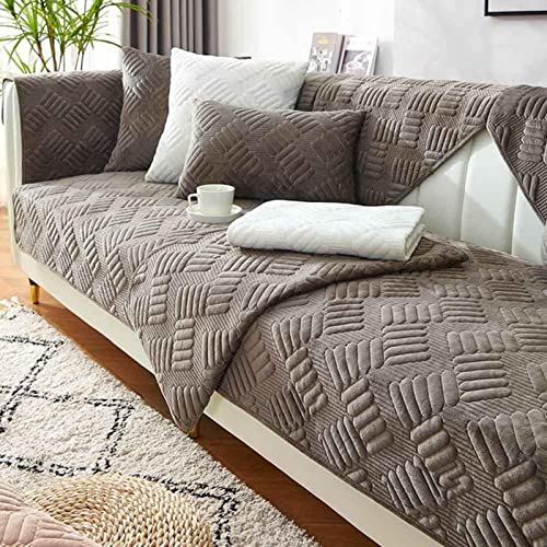 Sofabezug L Form 1 2 3 4 Sitzer Couch Bezug Samt Sofaüberwurf, Sofaschoner rutschfest Ecksofa, Waschbar Sofa Überzug Sofaschutz Katze Hund, Sofa Überwurf,J-70x120cm