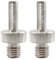 FOCSTOL Adaptateur de Foret Diamant - 2 pièces M14 Filetage à 9,5mm Triangulaire Tige Scie Cloche Diamant Adaptateur pour Perceuse à Main électrique