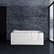 PureHaven Seniorenbadewanne 150x75 cm Sitz- und Whirlpool mit Massagedüsen integrierte Tür für leichten Einstieg pflegeleichte Oberfläche