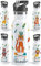 OWLBOOK® Edelstahl Trinkflasche Kinder personalisiert | Wasserflasche mit Strohhalm | 600 ml | Sportdeckel | Spülmaschinenfest | Schule Schulanfang Geschenke zur Einschulung Junge | Boho Tiger