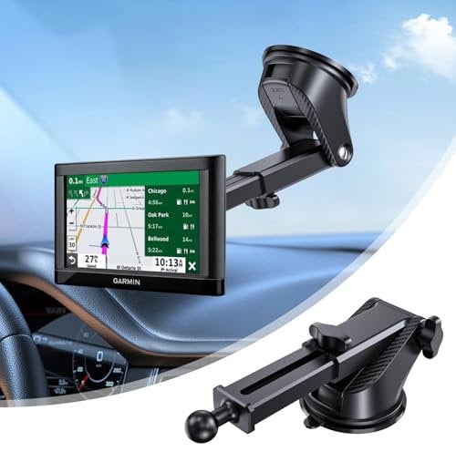 GPS-Halterung für Garmin – Armaturenbrett und Windschutzscheibe, Garmin GPS-Halterung für Auto, GPS-Halterung für Armaturenbrett, Garmin Nuvi Dezl DriveSmart StreetPilot RV