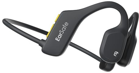 ng EarSafe Pro Bone Conduction Headphones (2024, Black) | Open-Ear Design with 8GB MP3 Memory | IP68 Waterproof | Wireless Bluetooth V5.2 | for Swimming, Sports & Hearing Aid Use