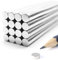 PACKIVO Neodym Magnete ⌀ 6 x 2 mm - 100 Stück Kleine Magnete Scheibenmagnete extra stark rund mini Magnet Magnettafel Pinnwand Kühlschrank Schwarzes Brett Whiteboard Basteln Handwerk Fotos Büro