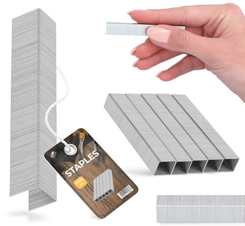 2000x Tackerklammern 14 mm 53A Polsterklammern Handtacker Klammern Heftklammern Vorrat für Holz Möbel Folien Starke Universelle Edelstahlklammern Tackernadeln