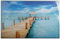 Exacompta - Ref. 29794E – Karton mit 10 Schreibtischunterlagen aus festem Karton – Mauspad – Vorder- und Rückseite aus PVC für den täglichen Gebrauch – 37,5 x 57,5 cm – Motiv: Sea – wird flach