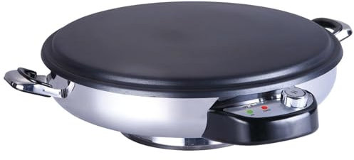 SHOV Fladenbäcker 50 cm – Profi Crepe & Yufka Grill | 2300W | Edelstahl | Antihaft | Temperaturregelung bis 265°C