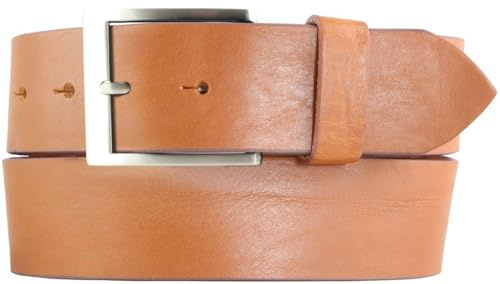 BELTINGER Jeansgürtel aus Vollrindleder 4,5 cm | Leder-Gürtel für Herren 45mm | Breiter Herren-Gürtel aus echtem Leder