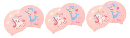 Toddmomy 3 Juegos Gorro De Baño De Silicona para Gafas De Natación para Gafas De Natación para Gorro De Baño para Bebés as De para Gorro De Piscina para Gorro De 2 Piezas * 3