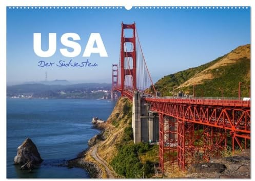 USA - Der Südwesten (Wandkalender 2026 DIN A2 quer), CALVENDO Monatskalender: Atemberaubende Aufnahmen der abwechslungreichen Landschaft im Südwesten der USA (CALVENDO Orte)
