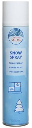 VARZI Spray Neve Artificiale 300ml, Effetto Innevato Realistico per Vetri, Alberi e Decorazioni Natalizie, Bomboletta in Metallo 1956