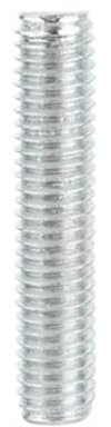 KSeSii Tornillos de varilla de rosca completa de acero al carbono galvanizado, perno sin cabeza, espárrago roscado completo, M3, M4, M5, M6, M8, M10, M12, 1-30 unidades(30mm,M12-1pcs)