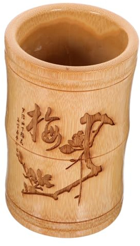 SOIMISS Porte-stylo Vintage Chinois Organisateur Bureau Stylo Pot Crayon Contenant Décoration Bureau Multifonctionnelle Trousse Rangement Desktop