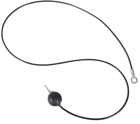 Alipis Cavo Acciaio Rivestito per Fitness Accessorio Palestra Resistente per Allenamento Polsi e Braccia