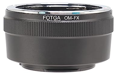 Fotga Objektivadapter OM-FX für Olympus OM Objektiv an Fujifilm X Mount Kamera X-S20 X-H2S X-H1 X-Pro3 X-Pro2 X-T4 X-T3 X-T2 X-S10 X-T30 II X-T30 X-T20 X-T200 X-T100 X-E4 X-E3 X-A7 X-A
