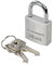 Silverline 536043 Cadenas en Aluminium, Argent, 30 mm