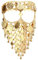 Astage Women Carnival Coin Veil Cosplay Face Chain Party Belly Dance Jewelry Gold
