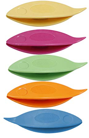 SUPVOX Occhi Schiffchen Kunststoff für Hand Spitze Herstellung Kunst Werkzeug 5 Stück (Mischfarbe)