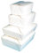 Pro DP Bio Lunchboxen Cakeboxen Donutbox Berlinerkarton mit Faltverschluss weiß unbeschichtet versch. Größen (Weiß, 1300ml 149x116x64mm 240St.)