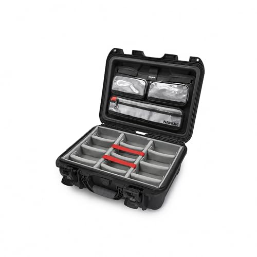 NANUK 920 Pro Photo Kit – Lightweight, Waterproof Protective case with Padded dividers and lid Organisers (42.42 × 34.04 × 17.27 cm) Dustproof and Shock-Resistant (Black) | 16.7” x 13.4” x 6.8”, Protects Cameras, Lenses, Drones & Sensitive Equipments During Travel, Padded Dividers, Lockable, Black