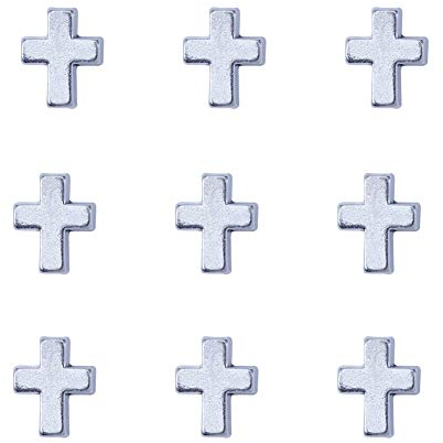 NBEADS 30 Stück Kreuz Perlen, Legierungs Abstands Spacer perlen Charms Tibetischen Stil Perlen für DIY Schmuckherstellung