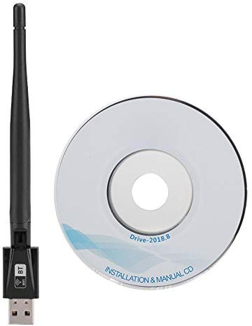 ASHATA Wireless-Netzwerkadapter, RTL8821CU 600M Dual-Band-PC-Wireless-LAN-Karte mit freiem Laufwerk für USB-Bluetooth-Adapter