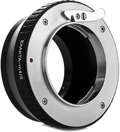 EXTA-M4/3 Objektivadapter kompatibel für EXAKTA Objektiv kompatibel mit Panasonic M4/3 MFT Kamera