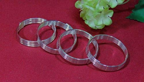 wertheim-deko 4 Serviettenringe Serviettenhalter silberfarben Hochzeit Kommunion Konfirmation