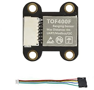 TECNOIOT 1 Pieza Distanzsensormodul, Distanzsensor 4 m Tof400f VL53L1X, serielle Schnittstelle IIC UART/Modbus / I2C