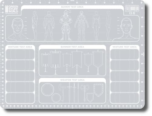 Green Stuff World Silicone Painting Mat 400x300mm 2712