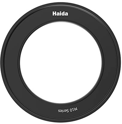 Haida Bague d'adaptation de Filtre 62mm avec Bouchon en Plastique pour Porte-Filtre M10