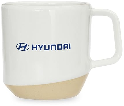 Hyundai HMD00577 Tasse 400ml Kaffeetasse Teetasse Porzellan, weiß