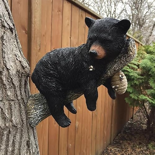 Gartenfigur Gartendeko, Steinfigur Koalabär Figur Gartenstatue Koala Bär Figur Wohnzimmer Deko Balkonfigu Tierfigur Villa Gartendekoration Dekoration Niedliche Tierskulptur (Bär)