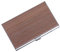 Asbanzerks Porte-cartes de visite personnalisé en bois gravé et acier inoxydable, pour homme et femme, noyer, classique