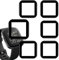 Zicurz 6 Piezas Protector de Pantalla Compatible con Fitbit Versa 2, HD Película Protector, Sin Burbujas, Anti-Arañazo