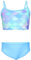 Aquarti Mädchen Bikini Set Bustier Bikinislip Zweiteiliger Badeanzug, Farbe: 038D Meerjungfrau Blau/Grün/Violett, Größe: 128