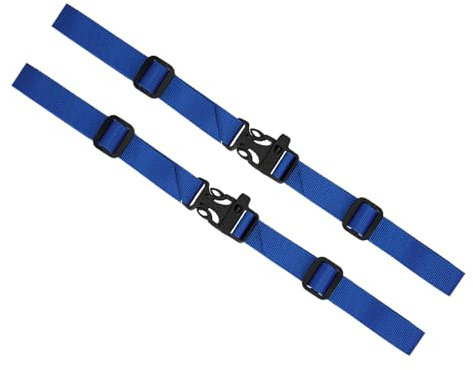 FLYAMAPIRIT Verstellbarer Brustgurt für Rucksack, 2 Stück Rucksackgurte mit Schnalle und Pfeife, Nylon-Rucksack-Brustgurt zum Wandern und Reisen (Dunkelblau)