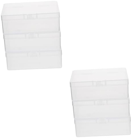 Hohopeti 6stücke Transparente Aufbewahrungsboxen Für Spielkarten Praktische Kartenschachtel Hochwertigem Für Pokerkarten Sammelkarten Und Kleine