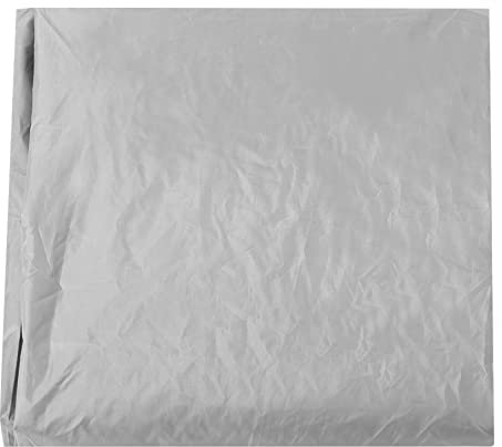 Protezione per Vasca Idromassaggio da Esterno Impermeabile Antipolvere di Forma Quadrata 220x220x30 Cm Grigia per Piscina Termale