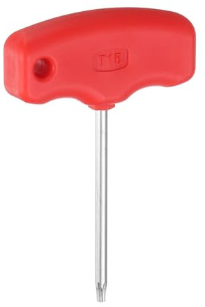 sourcing map Torx Screwdriver T15 CR-V Steel T Handle Star Key Wrench for CNC Lather Tool Holder