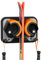 CLEASO Snowboard, Ski, and Skateboard Wall Mount Rack – Multi-Purpose Garage Wall Storage Holder | Space-Saving Clamp Organizer for Skate Decks, Hockey Sticks, Ski Poles, Shovels, and More-Orange