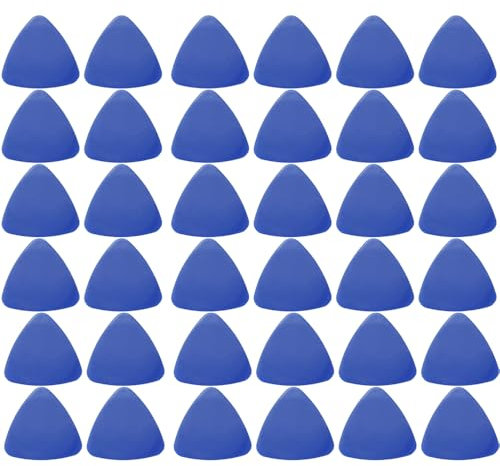 50Pcs Triangle Pry Opening Tool, Plastic Triangle Pry for Mobile Phone Laptop Table LCD Screen Case Disassembly Blue Guitar Picks (Thin)