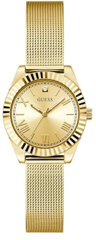 Guess Damen Analog Quarz Armbanduhr Mini Luna