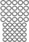 Pesfehhy Power Pressure Washer Rubber O-Rings For 1/4 Inch,3/8 Inch,M22 Quick Connect Coupler,40-Pack